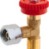 GOK Gas Regulierventil Mit 90 Grad Abgang / 1/4 Zoll Linksgewinde -Camping Geschäft 20187 gok regulierventil 90 grad 6974500