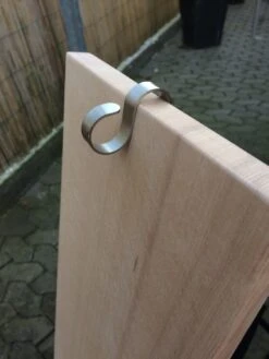 Flammlachsbrett Buche 140mm Klemm-Variante Mit 11mm Nut -Camping Geschäft 20977 Flammlachsbrett Klemmen OOben