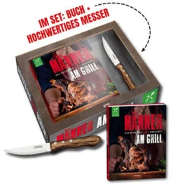 Oliver Sievers: Männer Am Grill - Set Mit Buch & Steakmesser