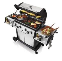 Broil King Sovereign 490 XL Gasgrill Inkl. Drehspieß + Grillfürst Fettschiene -Camping Geschäft 21506 broil king sovereign 490 xl einsatz