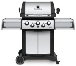 Broil King Sovereign 390 Gasgrill Inkl. Drehspieß + Grillfürst Fettschiene -Camping Geschäft 21507 Broil King Sovereign 390 987882 front