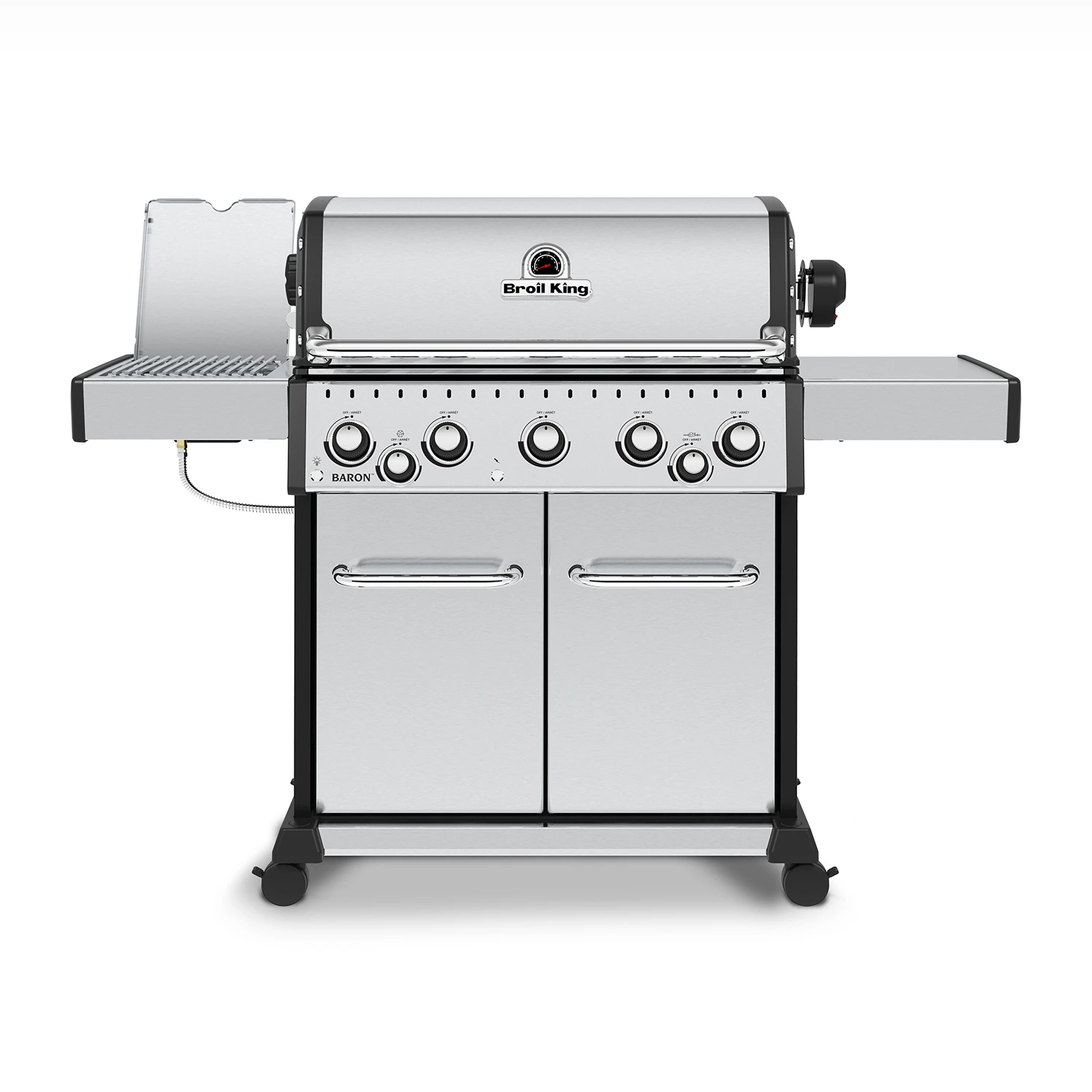 Broil King Baron S590 IR Gasgrill Inkl. Drehspieß + Infrarot-Seitenbrenner - Modell 2023 3 Broil King Baron S590 IR Gasgrill Inkl. Drehspieß + Infrarot-Seitenbrenner - Modell 2023
