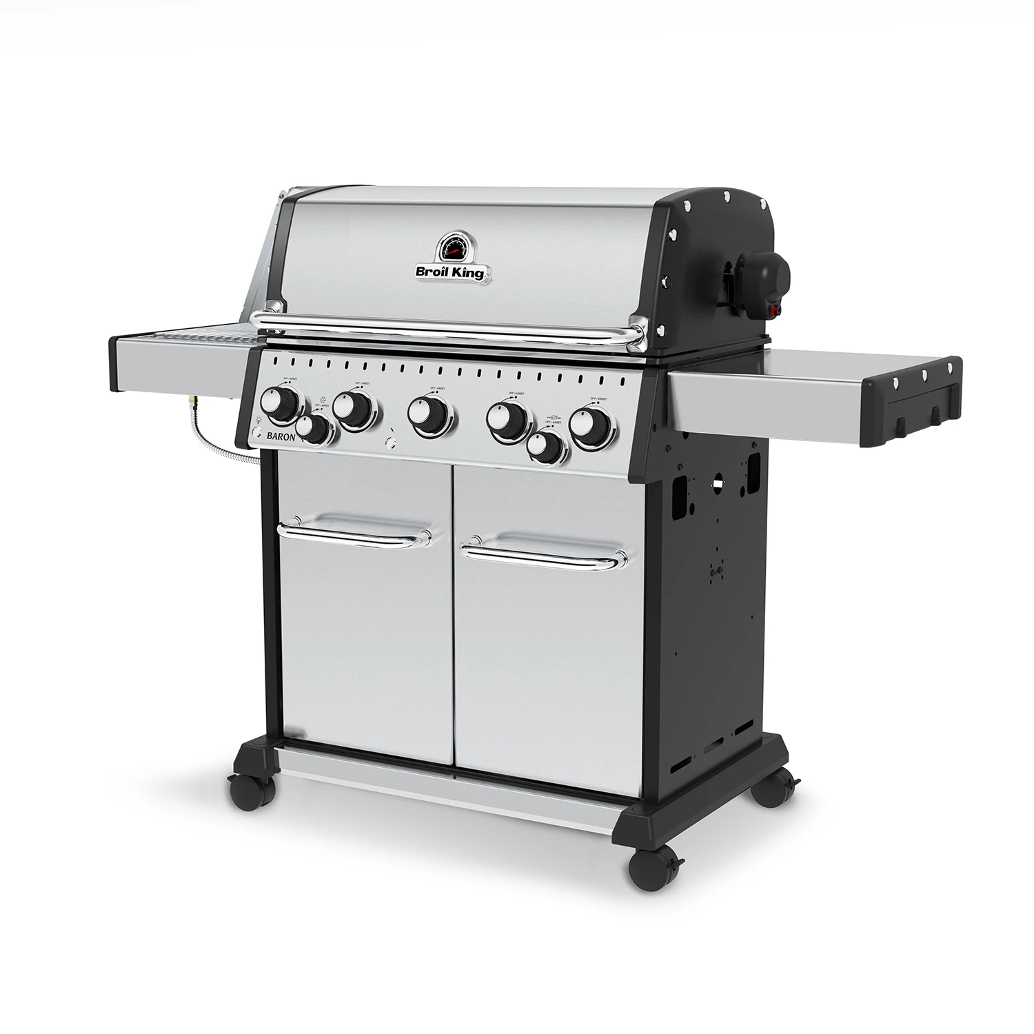 Broil King Baron S590 IR Gasgrill Inkl. Drehspieß + Infrarot-Seitenbrenner - Modell 2023 4 Broil King Baron S590 IR Gasgrill Inkl. Drehspieß + Infrarot-Seitenbrenner - Modell 2023 – Bild 2