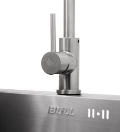 BULL Spülbecken Größe M (43x36x20cm) Inkl. Wasserhahn Für Warm/kalt -Camping Geschäft 22281 Bull Spuele Wasserhahn