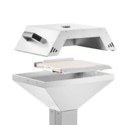 Thüros Pizzahaube Inkl. Pizzastein Und Halter Für Thüros T4