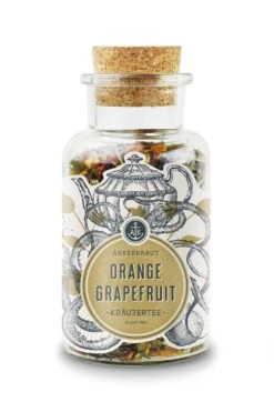 Ankerkraut Tee-Box "Mit Allen Wassern Gewaschen" - Mit Sencha Gojibeere, Nachthimmel, Orange Grapefruit 7 Ankerkraut Tee-Box "Mit Allen Wassern Gewaschen" - Mit Sencha Gojibeere, Nachthimmel, Orange Grapefruit -Camping Geschäft Ankerkraut Orange Grapefruit 4260347897909