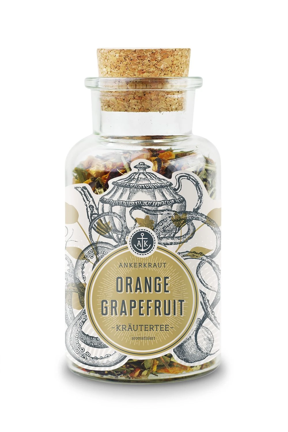 Ankerkraut Tee-Box "Mit Allen Wassern Gewaschen" - Mit Sencha Gojibeere, Nachthimmel, Orange Grapefruit 5 Ankerkraut Tee-Box "Mit Allen Wassern Gewaschen" - Mit Sencha Gojibeere, Nachthimmel, Orange Grapefruit – Bild 3