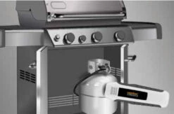 Laserliner BBQ-GasCheck - Füllstandsmessgerät Für Gasflaschen -Camping Geschäft BBQ GasCheck Fuellstandsmesser Anwendung