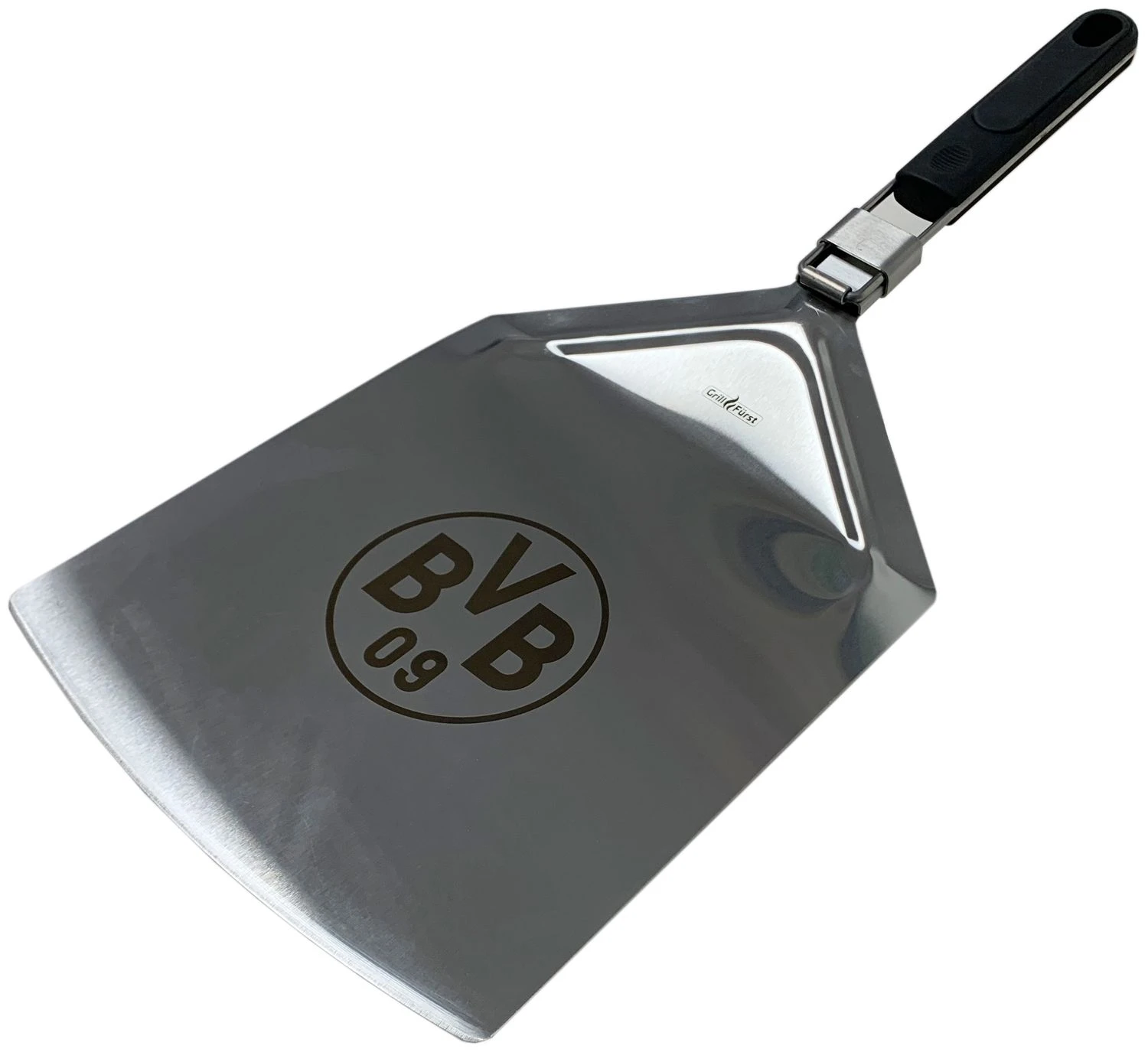 Grillfürst Pizzaheber / Pizzaschieber Edelstahl Klappbar - Borussia Dortmund Edition 3 Grillfürst Pizzaheber / Pizzaschieber Edelstahl Klappbar - Borussia Dortmund Edition