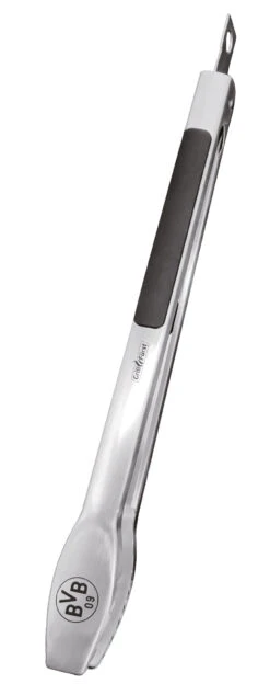 Grillfürst Premium Grillbesteck Set Mit Grillzange, -Wender Und -Gabel - Borussia Dortmund Edition In Geschenkverpackung -Camping Geschäft BVB Premium Grillzange Edelstahl