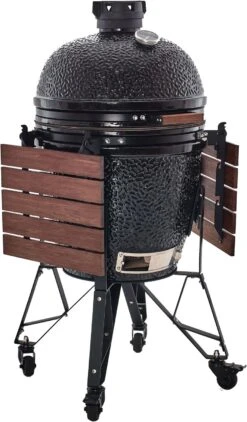 The Bastard Keramikgrill Classic Large - Complete - Schwarz Glänzend - Modell 2023 16 The Bastard Keramikgrill Classic Large - Complete - Schwarz Glänzend - Modell 2023 -Camping Geschäft Bastard Grill Large Complete Tische abgeklapptBC201