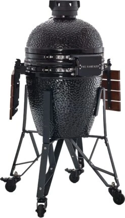 The Bastard Keramikgrill Classic Medium - Complete - Schwarz Glänzend - Modell 2023 -Camping Geschäft Bastard Grill Medium Complete Rueckseite BC203