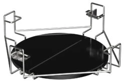 The Bastard Keramikgrill Urban Large - Solo - Schwarz Matt - Modell 2023 -Camping Geschäft Bastard Large Grillrostsystem BB840