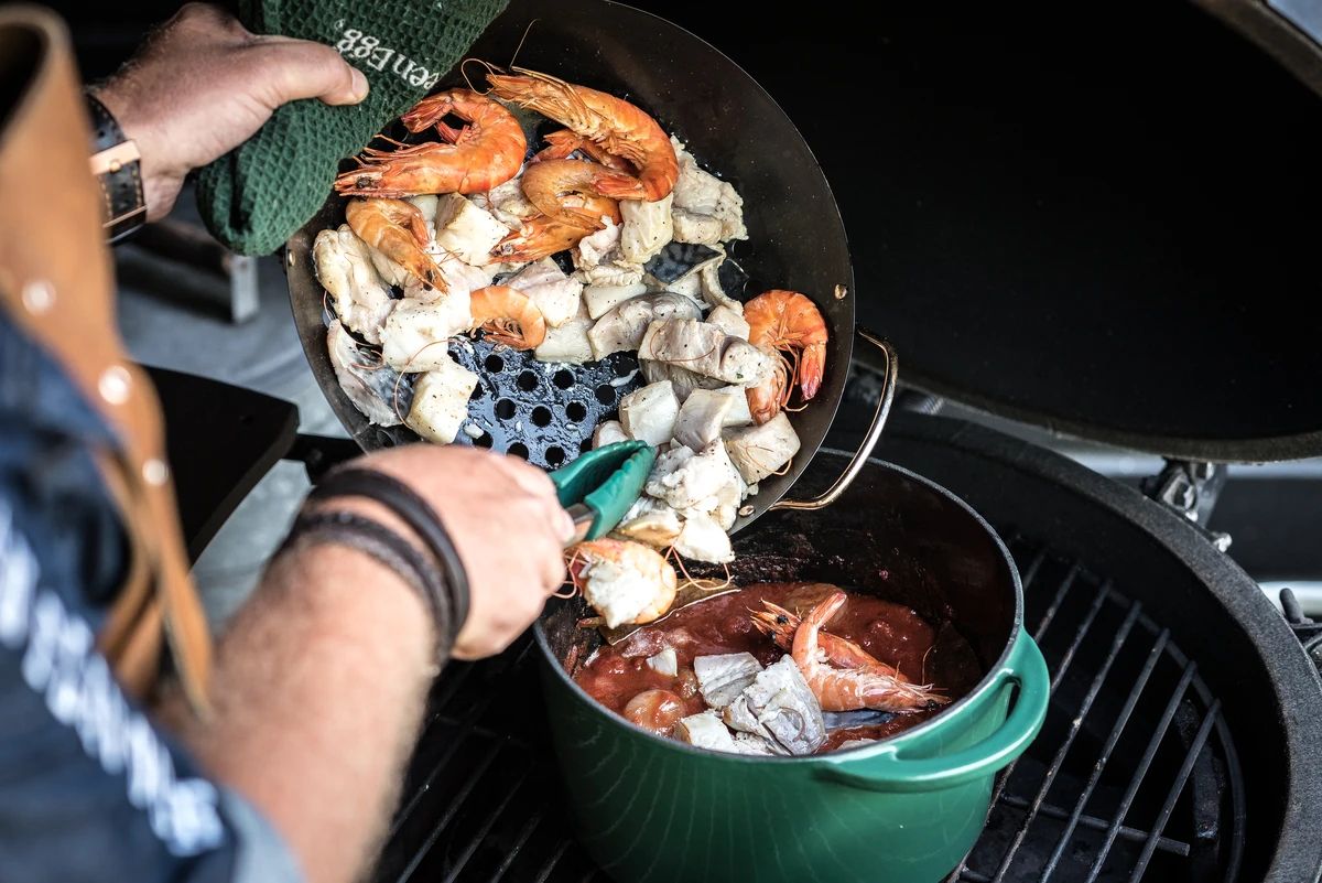 Big Green Egg Emaillierter Dutch Oven 4 L Grün Rund 2XL / XLarge / Large 4 Big Green Egg Emaillierter Dutch Oven 4 L Grün Rund 2XL / XLarge / Large – Bild 2