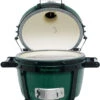 Big Green Egg MiniMax Keramikgrill Mit EGG Carrier -Camping Geschäft Big Green Egg MiniMax Carrier deckel offen 1