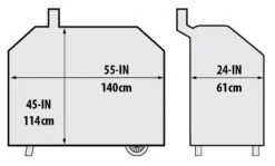 Broil King Abdeckhaube Für Pellet Smoker Regal 500 -Camping Geschäft Broil King Abdeckhaube Pelletsmoker Regal 500 Abmessungen