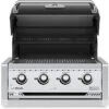 Broil King Regal 420 Black Einbaugrill - Modell 2023 -Camping Geschäft Broil King Einbaugrill 985652 Regal 420 Deckel offen