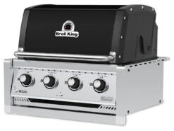 Broil King Regal 420 Black Einbaugrill - Grillfürst Deal Mit Zusätzlichen Edelstahl Grillrosten - Modell 2023 -Camping Geschäft Broil King Regal 420 Black Built In Gasgrill Seitenansicht rechts 3 1624538209