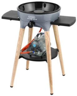 CADAC Gasgrill Citi Chef 40 FS BBQ / Dome Steel Grey, 50 Mbar -Camping Geschäft CADAC Citi Chef 40 FS Steel Grey 3 Gaskartuschen