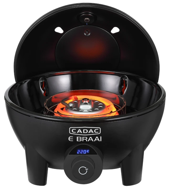 CADAC Elektrogrill Tischgrill E-Braai 40 BBQ / Dome Black 9 CADAC Elektrogrill Tischgrill E-Braai 40 BBQ / Dome Black – Bild 7