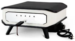 COZZE Pizzaofen Elektrisch 42,5 Cm (17") - Inkl. Pizzastein & Hitzeschild -Camping Geschäft Cozze Elektro Pizzaofen 17 Zoll Hitzeschild