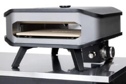 COZZE Pizzaofen Gas 34 Cm (13") Mit Thermometer - Inkl. Pizzastein -Camping Geschäft Cozze Gas Pizzaofen Thermometer 13 Zoll