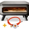 COZZE Pizzaofen Gas 42,5 Cm (17") - Inkl. Pizzastein 1 COZZE Pizzaofen Gas 42,5 Cm (17") - Inkl. Pizzastein -Camping Geschäft Cozze Pizzaofen Gas 17 Zoll Anschlussset