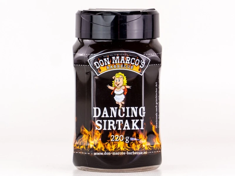 Don Marcos Dancing Sirtaki BBQ Rub 220g Dose 3 Don Marcos Dancing Sirtaki BBQ Rub 220g Dose