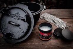 Grillfürst Dutch Oven Set / Gusseisen Pflegeset -Camping Geschäft Dutch Oven Pflegepaste