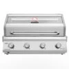 Grillfürst G401E 4-Brenner Einbaugrill - Eintracht Frankfurt Edition - Edelstahlroste -Camping Geschäft Eintracht Grill Einbaugrill G401E Frankfurt