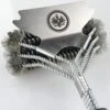 Grillfürst Grillbürste - Eintracht Frankfurt Edition - Edelstahl, Mit Breitem 3-fach Bürstenkopf Und Schaber -Camping Geschäft Eintracht Grillbuerste Edelstahl