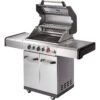 Enders Gasgrill Kansas II Pro 3 SIK Turbo -Camping Geschäft Enders Gasgrill Kansas II Pro 3 SIK Turbo 8713 Deckel offen