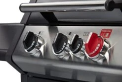 Enders Gasgrill Monroe Black Pro 3 K Turbo 21 Enders Gasgrill Monroe Black Pro 3 K Turbo -Camping Geschäft Enders Gasgrill Monroe Black Pro 3 K Turbo Bedienblende Edelstahl