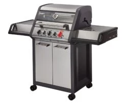 Enders Gasgrill Monroe Pro 3 SIK Turbo -Camping Geschäft Enders Gasgrill Monroe Pro 3 SIK Turbo seitlich