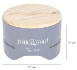 Feuerhand Tischgrill Tamber Blau -Camping Geschäft Feuerhand Tamber Tischgrill Blau Abmessungen