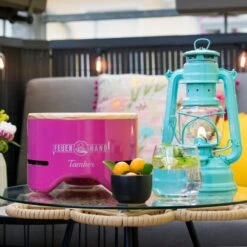 Feuerhand Tischgrill Tamber Telemagenta -Camping Geschäft Feuerhand Tamber Tischgrill Telemagenta Lifestyle