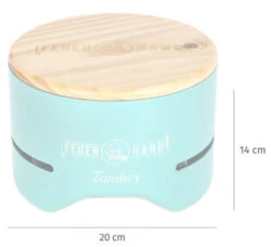 Feuerhand Tischgrill Tamber Lichtgrün -Camping Geschäft Feuerhand Tischgrill Tamber Lichtgruen Abmessungen