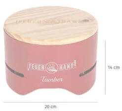 Feuerhand Tischgrill Tamber Rot -Camping Geschäft Feuerhand Tischgrill Tamber Rot Abmessungen