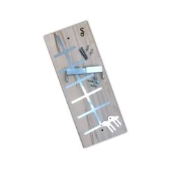 Flammlachsbrett Buche 190mm Schraub-Variante Mit 11mm Nut -Camping Geschäft Flammlachsbrett 190mm Schaub 6mm