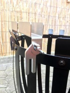 Flammlachsbrett Buche 190mm Schraub-Variante Mit 11mm Nut -Camping Geschäft Flammlachsbrett Halterung