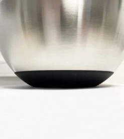 Grillfürst BBQ 3er Edelstahlschüssel Set Mit Glasdeckel -Camping Geschäft Grillfuerst BBQ Schuessel Set Edelstahl Anti Rutsch Fuss