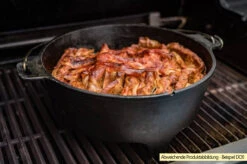 Grillfürst Dutch Oven BBQ Edition DO28 - XXL Dutch Oven -Camping Geschäft Grillfuerst Dutch Oven DO28 BBQ Edition Schichtfleisch