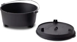 Grillfürst Dutch Oven BBQ Edition DO28 - XXL Dutch Oven -Camping Geschäft Grillfuerst Dutch Oven DO28 Deckel Fuesse