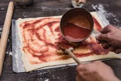 Grillfürst Pizzastein Eckig 40 X 30 Cm Mit Pizzablech 13 Grillfürst Pizzastein Eckig 40 X 30 Cm Mit Pizzablech -Camping Geschäft Grillfuerst Edelstahl Pizzablech