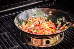 Grillfürst Edelstahl Wok Ø 30 Cm Mit Wokring Für Seitenkocher / Grillrost 9 Grillfürst Edelstahl Wok Ø 30 Cm Mit Wokring Für Seitenkocher / Grillrost -Camping Geschäft Grillfuerst Edelstahl Wok 1
