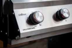 Grillfürst G401E 4-Brenner Einbaugrill - Eintracht Frankfurt Edition - Edelstahlroste -Camping Geschäft Grillfuerst Eintracht Frankfurt Gasgrill Drehregler 1