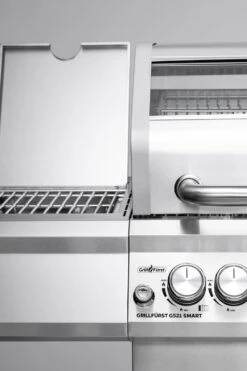 Grillfürst G521G Smart Grill - Mit Automatischer Temperatursteuerung, Hochtemperaturbrenner, Heckbrenner Und Gusseisen Rosten -Camping Geschäft Grillfuerst G521E Smart Grill Alles was Du willst