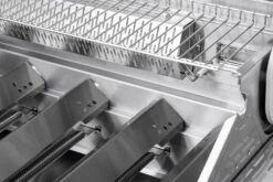 Grillfürst G521G Smart Grill - Mit Automatischer Temperatursteuerung, Hochtemperaturbrenner, Heckbrenner Und Gusseisen Rosten -Camping Geschäft Grillfuerst G521E Smart Grill Flammenschutzbleche Edelstahl