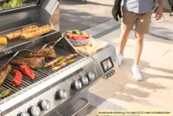 Grillfürst G521G Smart Grill - Mit Automatischer Temperatursteuerung, Hochtemperaturbrenner, Heckbrenner Und Gusseisen Rosten -Camping Geschäft Grillfuerst G521G Smart Grill Temperaturfuehler