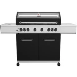 Grillfürst G620E 6-Brenner Gasgrill - 1. FC Köln Edition - Edelstahlroste